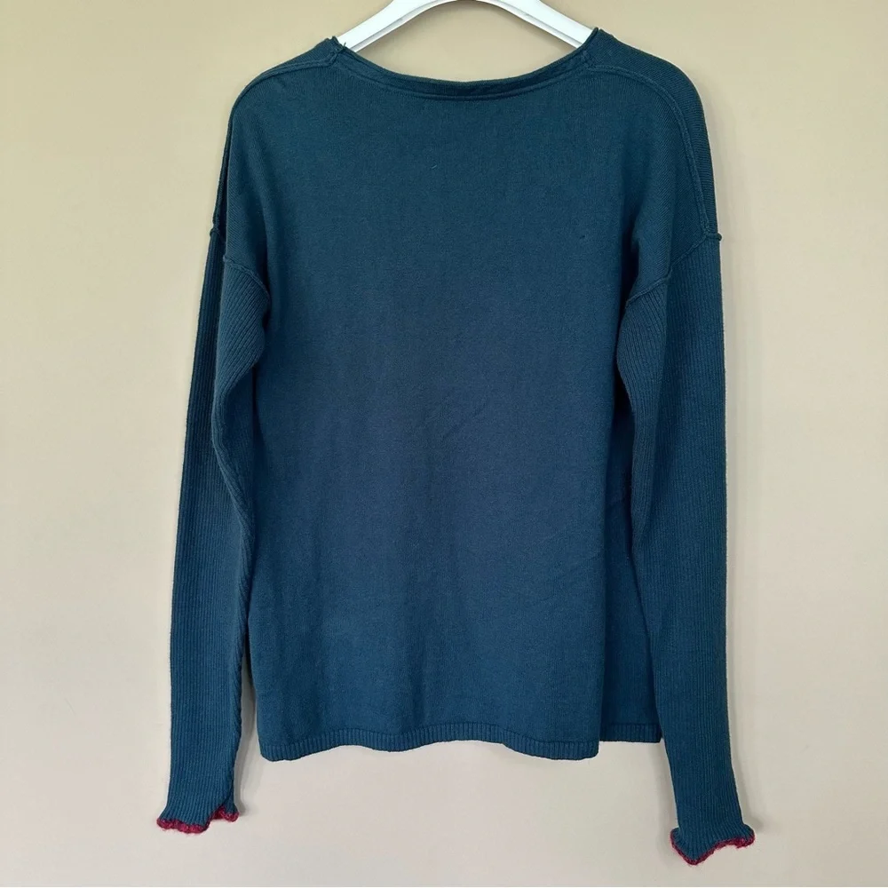 Lisa Todd RARE Cashmere Blend Sweater Women L Curly Red Hair Ginger Light Weigh - Picture 5 of 10